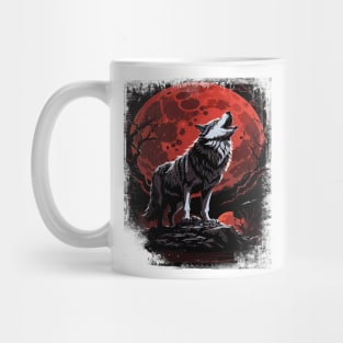 Howling at the Blood Moon Mug